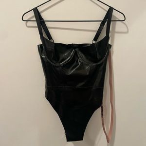 House of CB Tia latex bodysuit XS